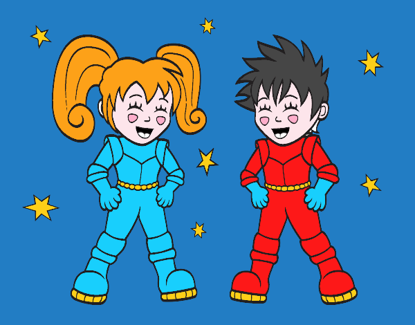 Niños astronautas