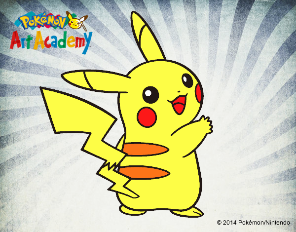 Pikachu de espaldas