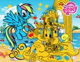 Rainbow Dash en su palacio