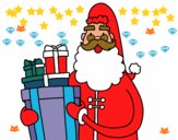 Santa Claus con regalos