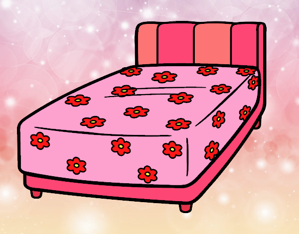 Mi Habitacion es asis de color rosa las paredes i brillante i la cama rosa i rosa claro XD