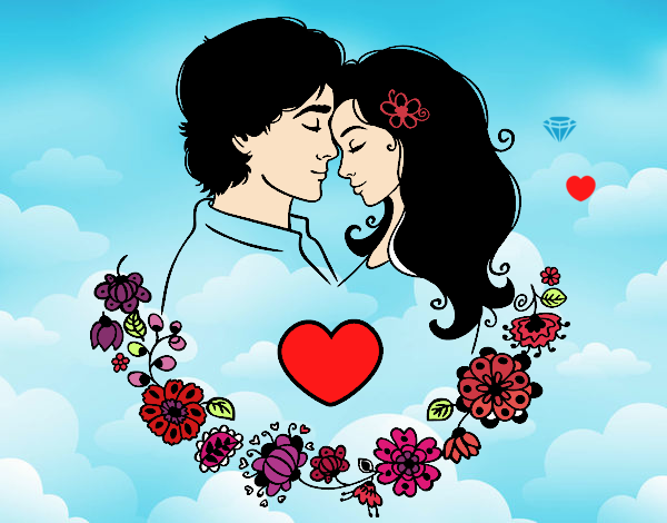 Dibujo de Amor perfecto pintado por en  el día 12-02-21 a las  20:02:48. Imprime, pinta o colorea tus propios dibujos!