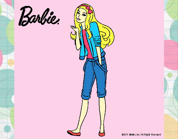 Barbie con look casual