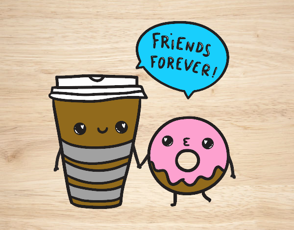 Café y donut