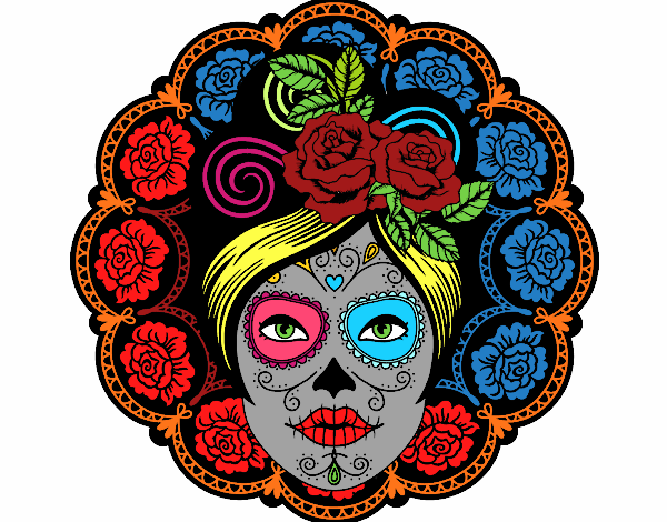 Calavera mejicana femenina