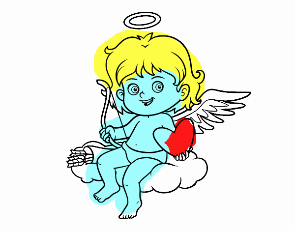 Cupido en una nube