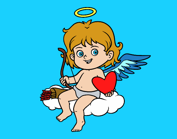 Cupido en una nube