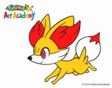 Fennekin corriendo