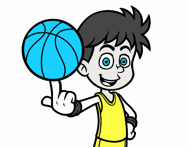 Jugador de baloncesto junior