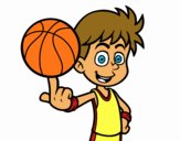 Jugador de baloncesto junior