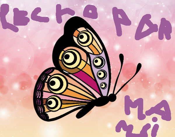 Mariposa dirección derecha