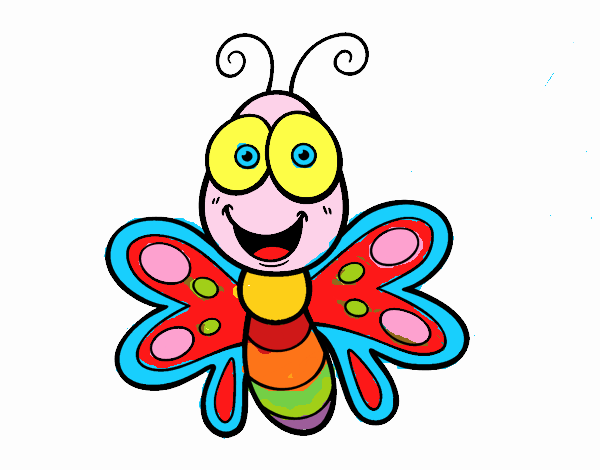 Mariposa sonriente