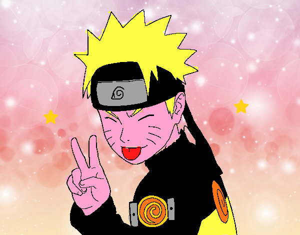 Naruto sacando lengua