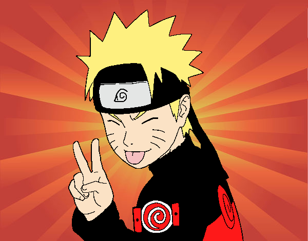 Naruto sacando lengua