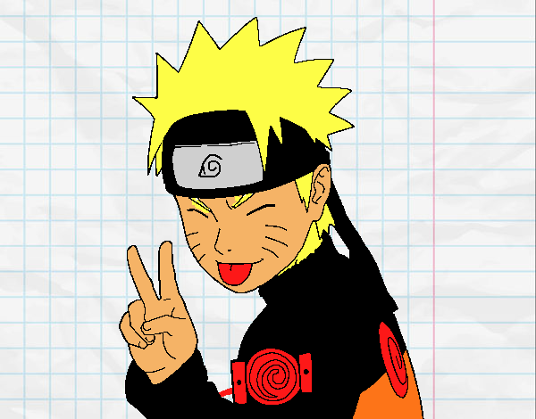 Naruto sacando lengua