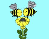 Pareja de abejas