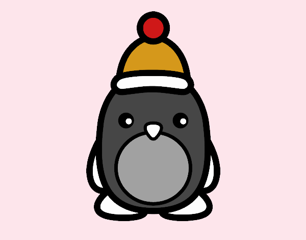 Pingüino navideño