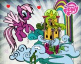 Rainbow Dash en su palacio