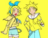 Rin y Len Kagamine Vocaloid