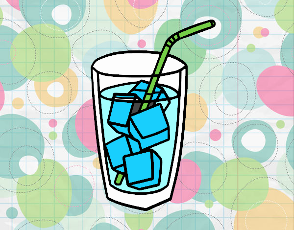 Un vaso de refresco