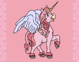 Unicornio con alas