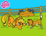 Applejack y Winona