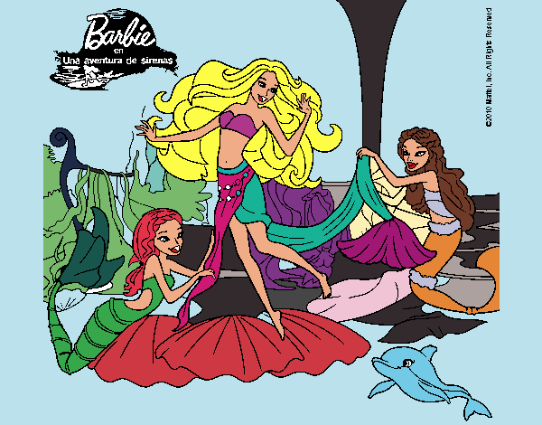 Barbie con sirenas