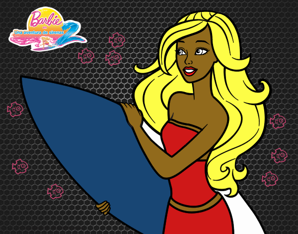 Barbie va a surfear