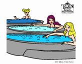 Barbie y sus amigas en el jacuzzi