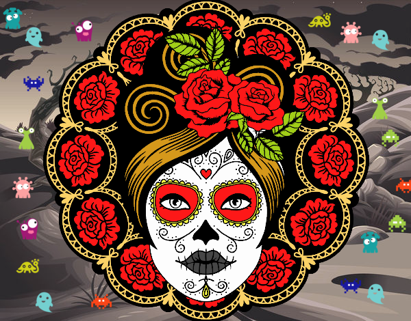 Calavera mejicana femenina