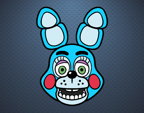 Cara de Toy Bonnie de Five Nights at Freddy's