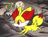 Fennekin corriendo