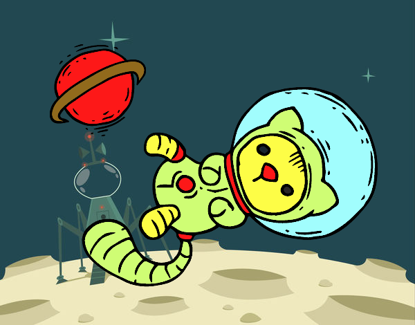 Gatito astronauta