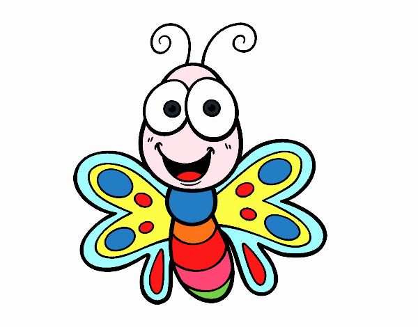 Mariposa sonriente