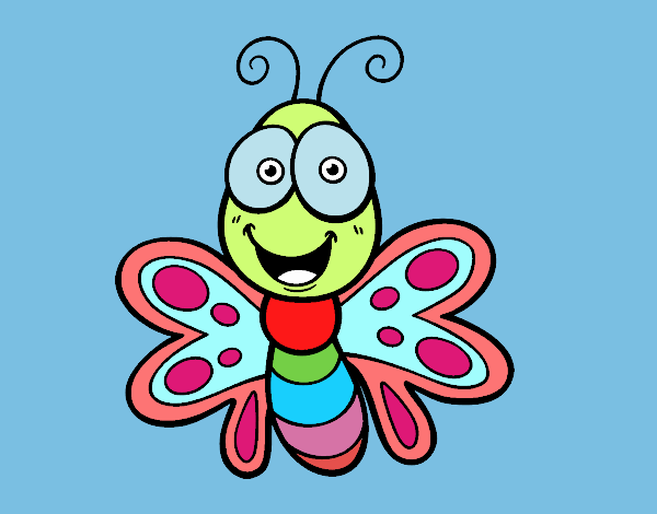 Mariposa sonriente