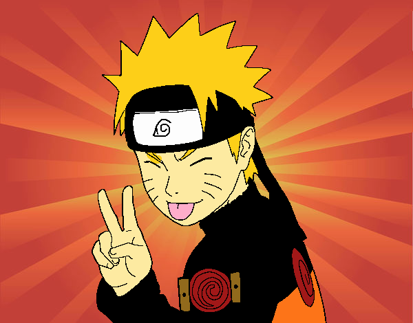 Naruto sacando lengua