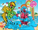 Rainbow Dash en su palacio