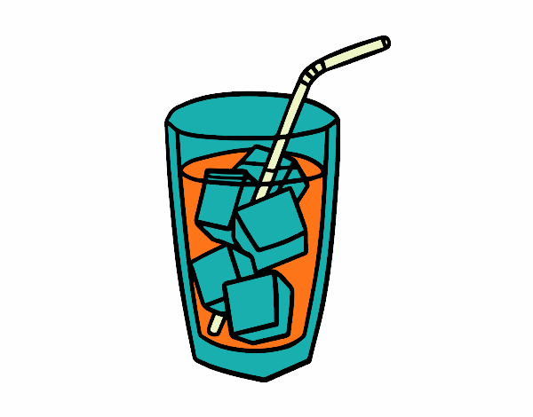 Un vaso de refresco