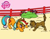 Applejack y Winona