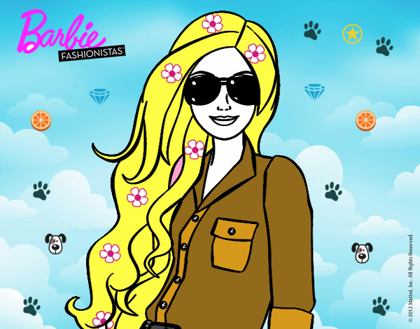 Barbie con gafas de sol