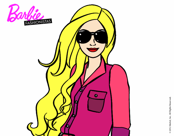 Barbie con gafas de sol