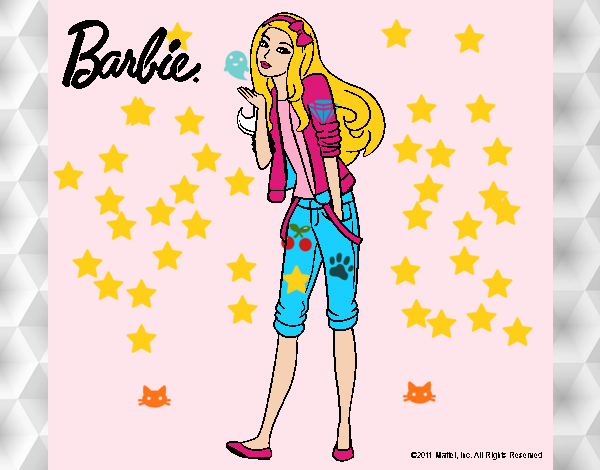 Barbie con look casual