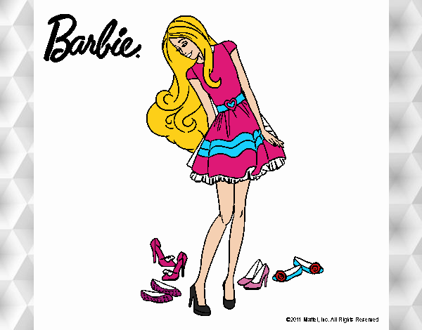 Barbie y su colección de zapatos