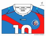 Camiseta del mundial de fútbol 2014 de Costa Rica