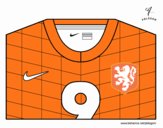 Camiseta del mundial de fútbol 2014 de Holanda