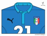 Camiseta del mundial de fútbol 2014 de Italia