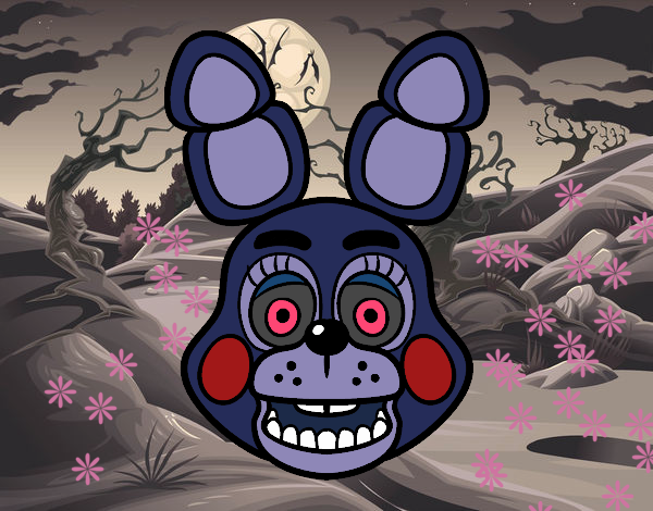 Cara de Toy Bonnie de Five Nights at Freddy's