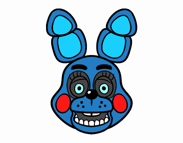 Cara de Toy Bonnie de Five Nights at Freddy's