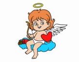 Cupido en una nube