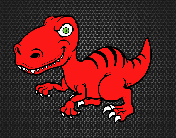 Dibujo de Raptor Gamer=Velociraptor pintado por en  el día  25-02-21 a las 17:22:39. Imprime, pinta o colorea tus propios dibujos!